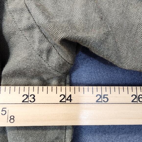 Vintage GH Bass & Co Mens Shirt Medium Green Short Sleeve Button Up Surfer - Picture 3 of 12